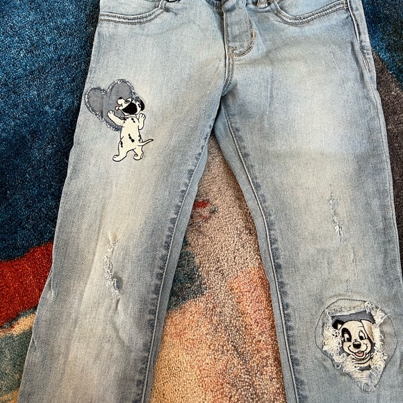 NWOT 2 pairs of jeans Justice and Disney gap - Picture 3 of 4